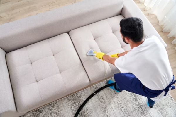 limpeza e higienização de sofa